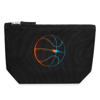 Basketball Basketball Player Gift Idea Baller Bball - Canvas Zip Pouch 18 x 19 cm - black - Front