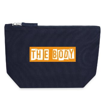The Body - Canvas Reißverschluss-Täschchen (18 x 19 cm) - Navy - Vorne