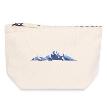 Mountains | Mountain - Canvas Zip Pouch 18 x 19 cm - nature - Front