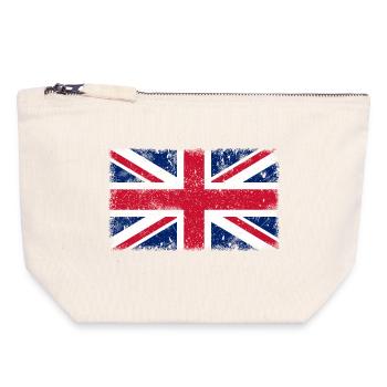 Great Britain - Canvas Zip Pouch 18 x 19 cm - nature - Front