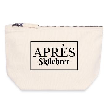 Apres Skilehrer Party Humor - Canvas Reißverschluss-Täschchen (18 x 19 cm) - Naturweiß - Vorne