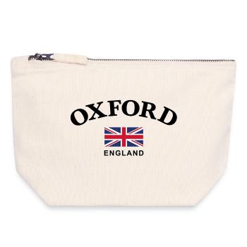 Oxford, England - Canvas Reißverschluss-Täschchen (18 x 19 cm) - Naturweiß - Vorne