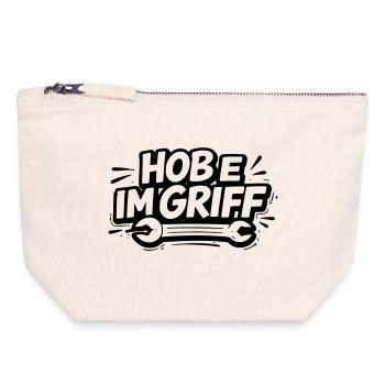 Hobe under control - Canvas Zip Pouch 18 x 19 cm - nature - Front