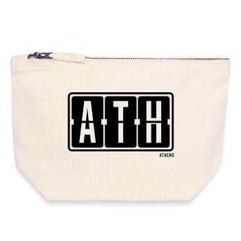 Athen ATH, City T-Shirtr Athens Souvenir - Canvas Zip Pouch 18 x 19 cm - nature - Front