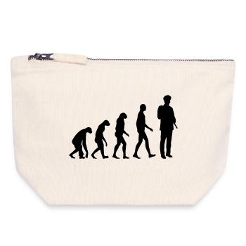 Police - Policeman - Cop - Policier - Polizei - Canvas Zip Pouch 18 x 19 cm - nature - Front