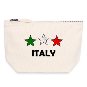 The Italian - Canvas Zip Pouch 18 x 19 cm - nature - Front