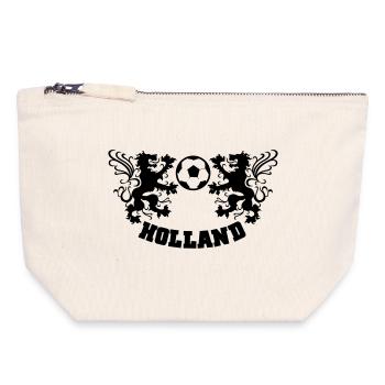 holland Niederlande - Canvas Reißverschluss-Täschchen (18 x 19 cm) - Naturweiß - Vorne