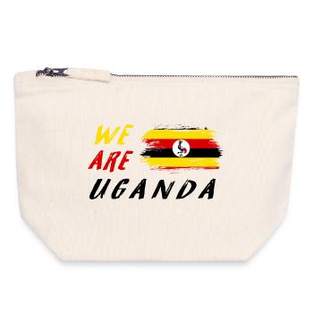 We are Uganda - Canvas Zip Pouch 18 x 19 cm - nature - Front