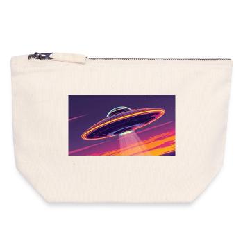 Ufo Fresh - Canvas Zip Pouch 18 x 19 cm - nature - Front