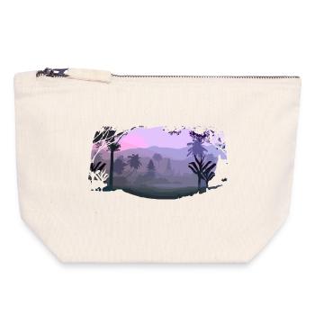 landscape - Canvas Zip Pouch 18 x 19 cm - nature - Front