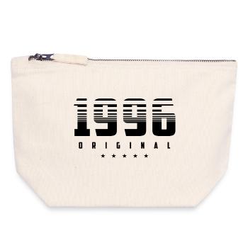 Born in 1996 the original - Canvas Zip Pouch 18 x 19 cm - nature - Front