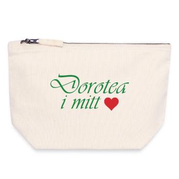 Dorotea in my heart - Canvas Zip Pouch 18 x 19 cm - nature - Front