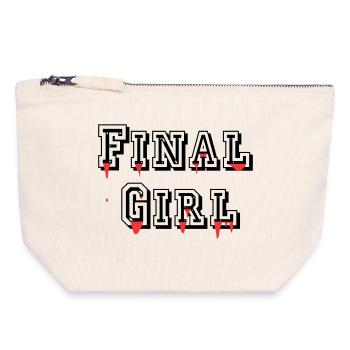 Final Girl - Canvas Zip Pouch 18 x 19 cm - nature - Front