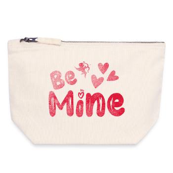be_mine - Canvas Zip Pouch 18 x 19 cm - nature - Front