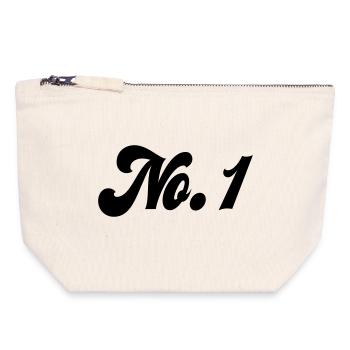 6061912 122176327 No. 1 - Canvas Zip Pouch 18 x 19 cm - nature - Front