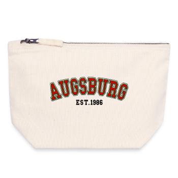 Augsbourg Fondée en 1986 - Pochette zippée en toile 18 x 19 cm - blanc naturel - Devant