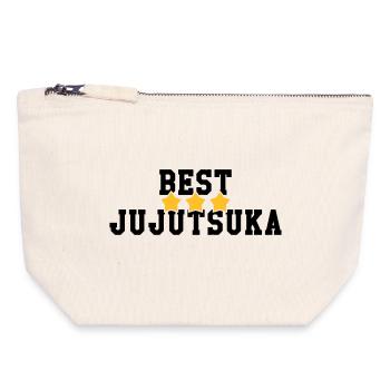 Jujutsu Jiu Jitsu Jiujitsu Ju-jitsu Jiu-jitsu - Canvas Zip Pouch 18 x 19 cm - nature - Front