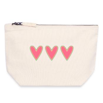 MERES FESTIVAL. MOM. MOM. MUM. MAMA. FEAST - Canvas Zip Pouch 18 x 19 cm - nature - Front
