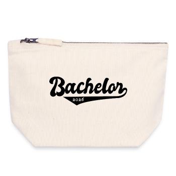 Bachelor 2026 Graduation Graduation - Canvas Zip Pouch 18 x 19 cm - nature - Front
