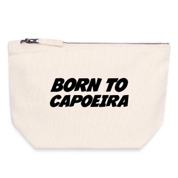 Born for capoeira - Canvas Zip Pouch 18 x 19 cm - nature - Front