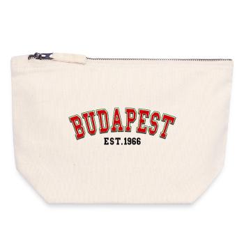 Budapest, gegründet 1966 - Canvas Reißverschluss-Täschchen (18 x 19 cm) - Naturweiß - Vorne
