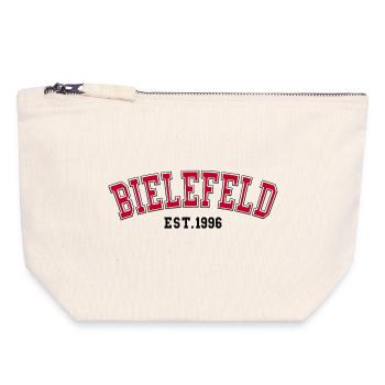 Bielefeld Est. 1996 - Canvas Zip Pouch 18 x 19 cm - nature - Front