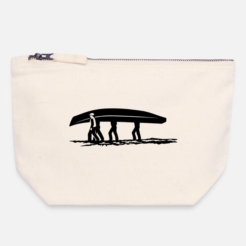 Currach - Canvas Zip Pouch 18 x 19 cm - nature