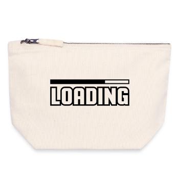 Loading - Canvas Zip Pouch 18 x 19 cm - nature - Front