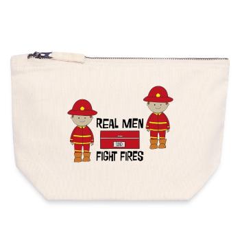 fire Department - Canvas Zip Pouch 18 x 19 cm - nature - Front