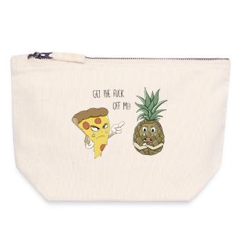 Get the fuck off me - Canvas Zip Pouch 18 x 19 cm - nature - Front