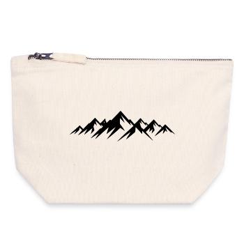 Mountains - Canvas Zip Pouch 18 x 19 cm - nature - Front
