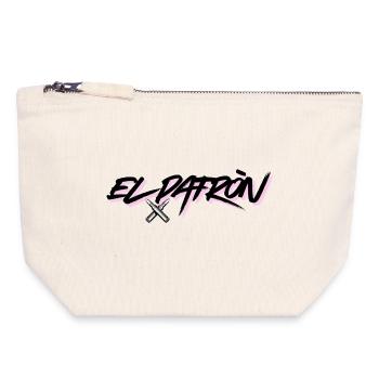 El Patrón – Latino Style Print - Canvas Reißverschluss-Täschchen (18 x 19 cm) - Naturweiß - Vorne