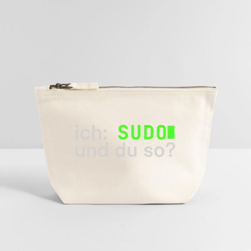 ich: SUDO und du so? Linux Spruch - Programmierer Canvas Reißverschluss-Täschchen (18 x 19 cm)
