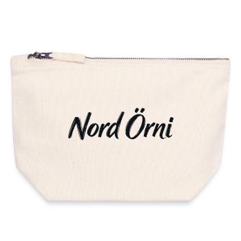 Nord Örni  - Canvas Reißverschluss-Täschchen (18 x 19 cm) - Naturweiß - Vorne