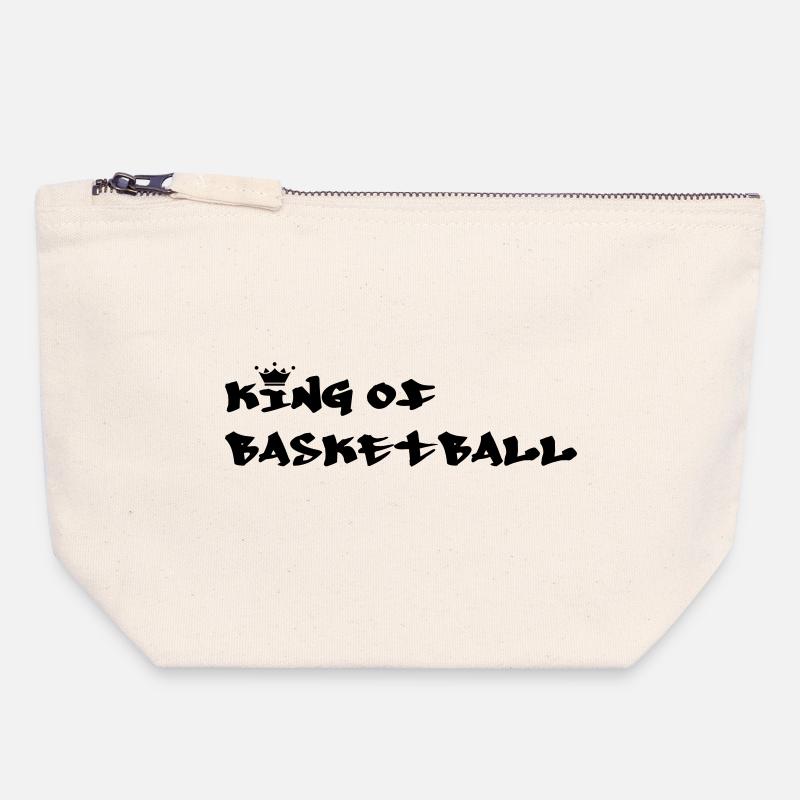 Basketball - Basket Ball - Game - Sport - Player - Canvas Reißverschluss-Täschchen (18 x 19 cm) - Naturweiß