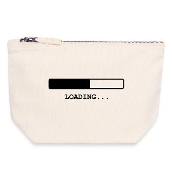 Loading ... - Canvas Zip Pouch 18 x 19 cm - nature - Front