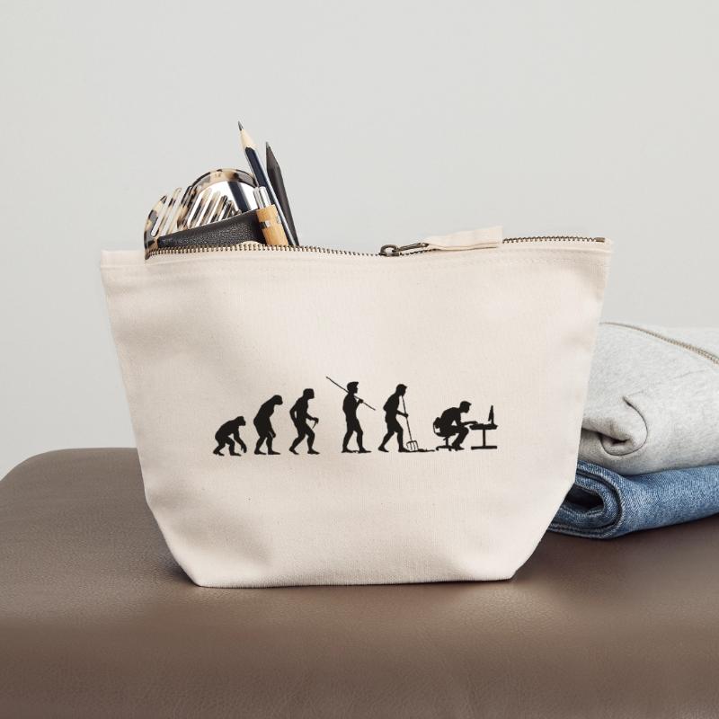 Programmer Evolution Computer Scientist Developer Canvas Zip Pouch 18 x 19 cm