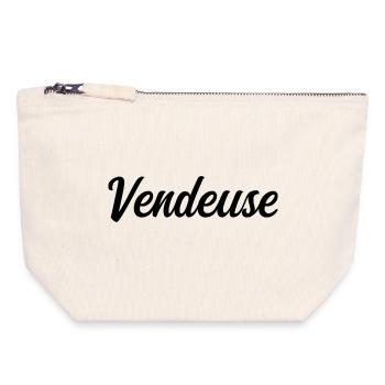 Best Saleswoman Retail Store Pro - Canvas Zip Pouch 18 x 19 cm - nature - Front