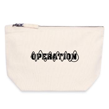 Surgery if wound sutured - Canvas Zip Pouch 18 x 19 cm - nature - Front