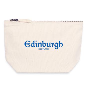 EDINBURGH Scotland Schottland - Canvas Reißverschluss-Täschchen (18 x 19 cm) - Naturweiß - Vorne