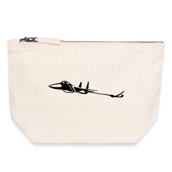 Glider - Canvas Zip Pouch 18 x 19 cm - nature - Front
