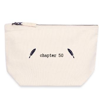chapter 50 Birthday - Canvas Zip Pouch 18 x 19 cm - nature - Front