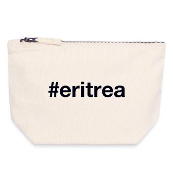 ERITREA Hashtag - Canvas Reißverschluss-Täschchen (18 x 19 cm) - Naturweiß - Vorne