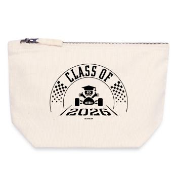 Class Of 2026 (Final Class Finish Black) - Canvas Zip Pouch 18 x 19 cm - nature - Front