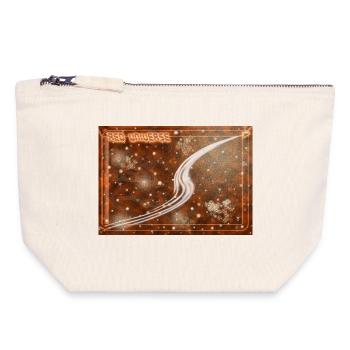 Red Universe - Canvas Zip Pouch 18 x 19 cm - nature - Front