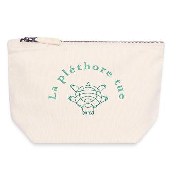 The Green Killer Plethora - Canvas Zip Pouch 18 x 19 cm - nature - Front
