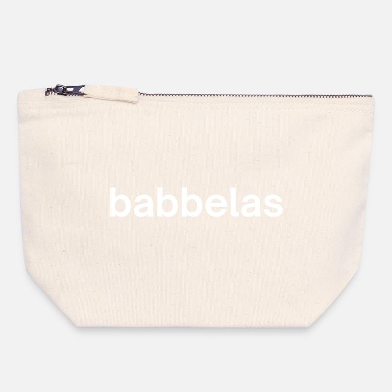 babbelas - Canvas Zip Pouch 18 x 19 cm - nature