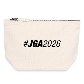 JGA 2026 - Canvas Zip Pouch 18 x 19 cm - nature - Front