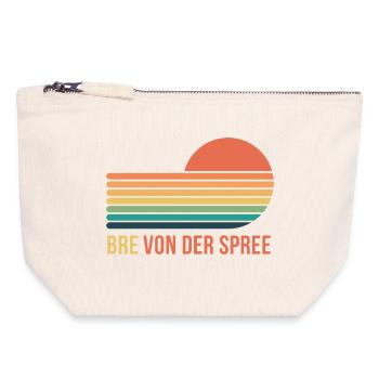 Berlin Bre von der Spree - Canvas Zip Pouch 18 x 19 cm - nature - Front