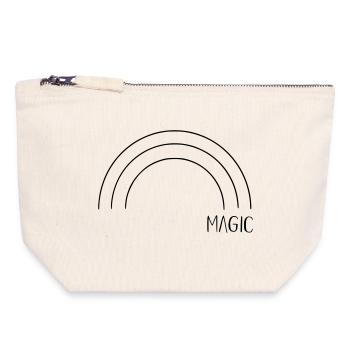 Magic Rainbow - Canvas Zip Pouch 18 x 19 cm - nature - Front